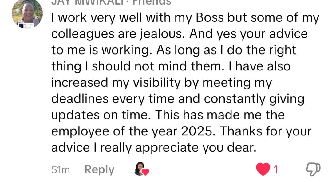 WhatsApp testimonial from Sarah Johnson